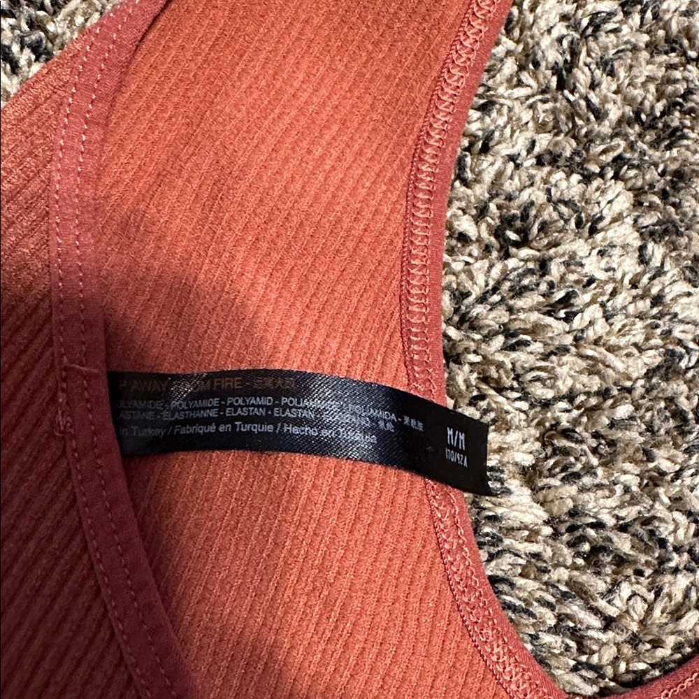 Urban Outfitters Terracotta Ribbed Top - Picture 4 of 4